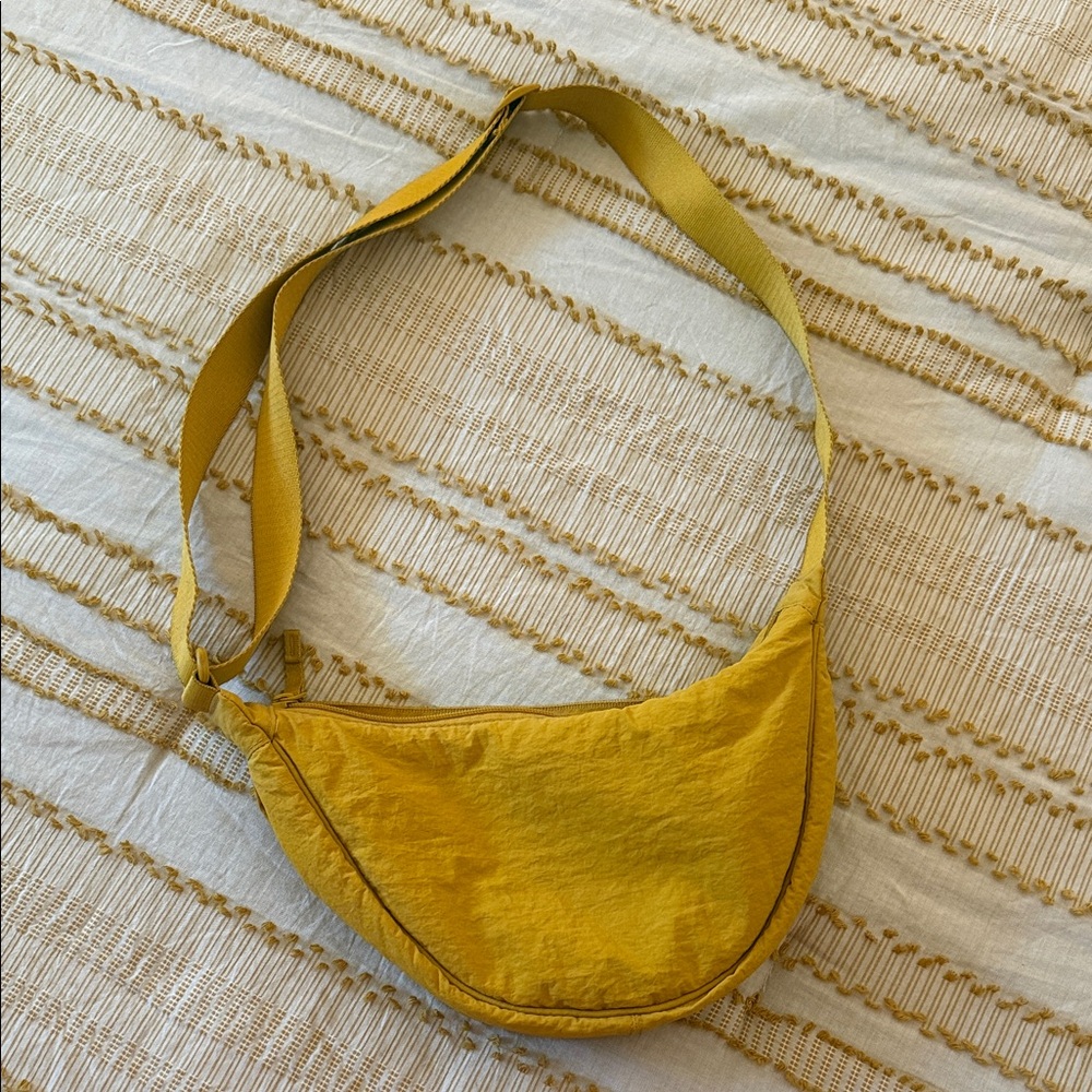 Yellow Crescent Crossbody Bag - Uniqlo